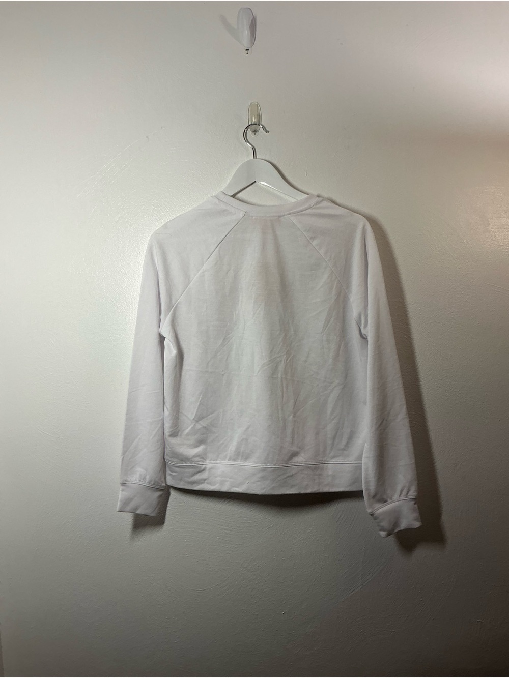 Philosophy White Holiday 'HO HO HO' Sequin Sweatshirt Size Small - Picture 2 of 5